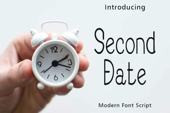 Second Date Font Second Date Font Poster 1