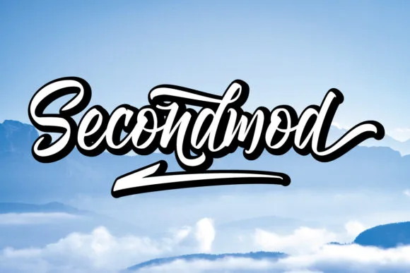 Secondmod Font Secondmod Font Poster 1