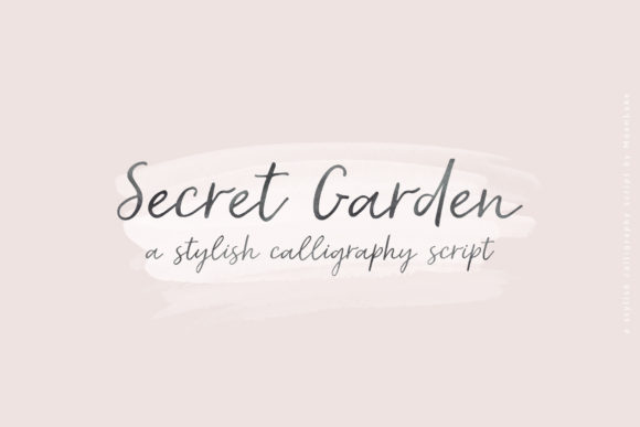Secret Garden Font Poster 1