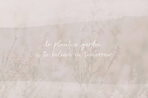 Secret Garden Font Poster 5