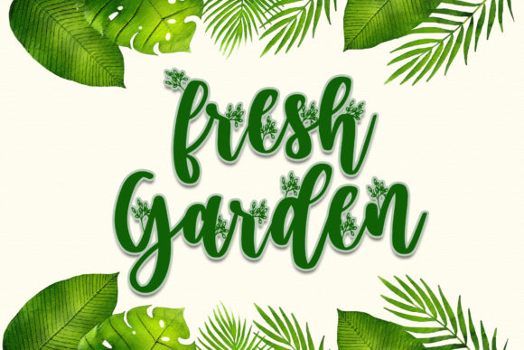 Secret Nature Font Poster 2
