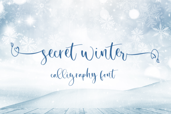 Secret Winter Font Poster 1