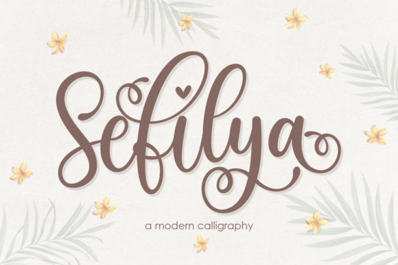 Sefilya Font Poster 1