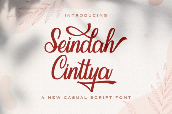 Seindah Cinttya Font Poster 1