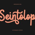 Seintolop Font Poster 1