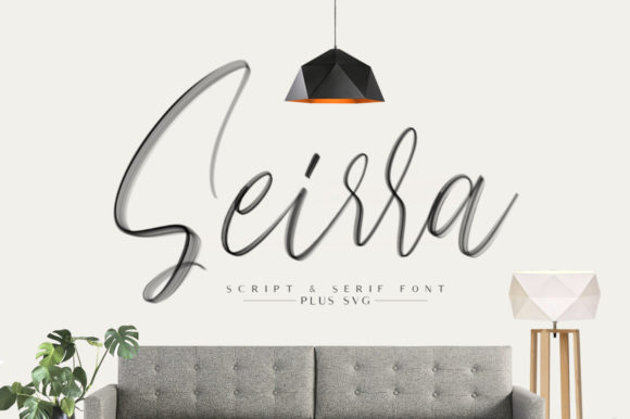 Seirra Font Poster 1