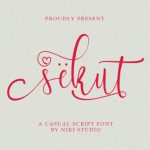 Sekut Font Poster 1