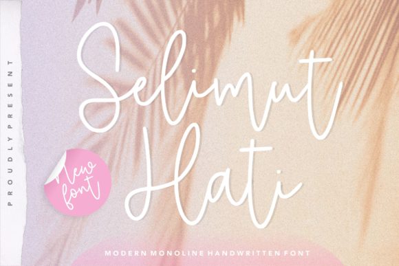 Selimut Hati Font Poster 1