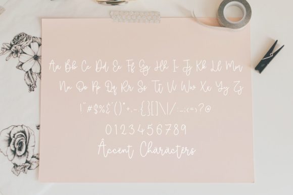 Selimut Hati Font Poster 6