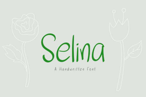 Selina Font Poster 1