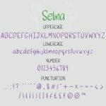 Selina Font Poster 3