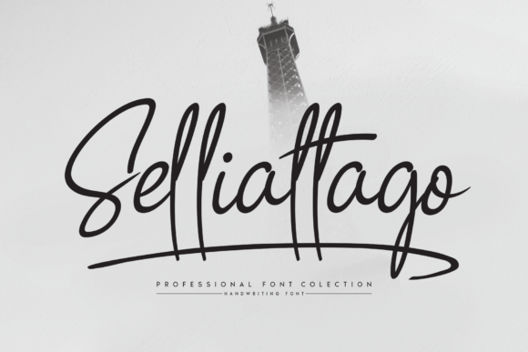 Selliattago Font Poster 1