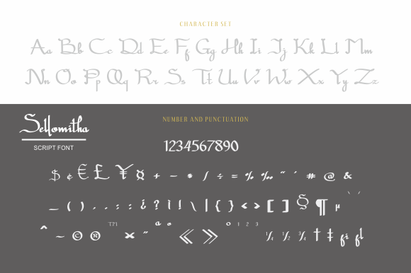 Sellomitha Font Poster 2