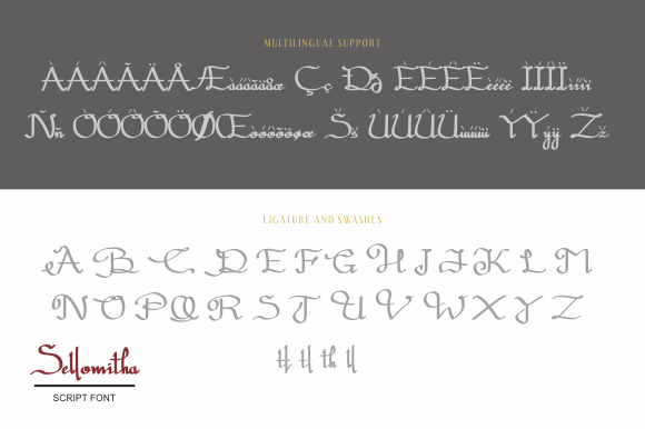 Sellomitha Font Poster 3