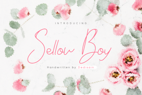 Sellow Boy Font Poster 1
