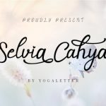 Selvia Cahya Font Poster 1