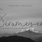 Serameyer Font Poster 1