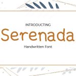 Serenada Font Poster 1