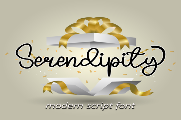 Serendipity Font Poster 1