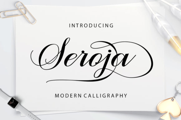 Seroja Font Poster 1