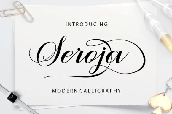Seroja Font Seroja Font Poster 1