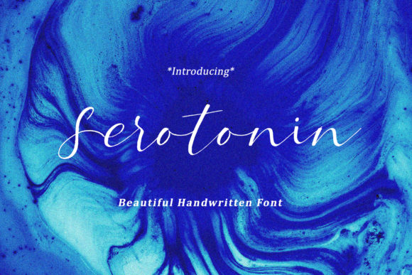 Serotonin Font Poster 1