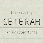 Seterah Font Poster 1