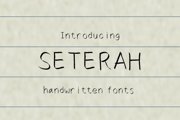 Seterah Font