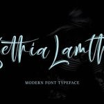 Sethia Lamthe Font Poster 1