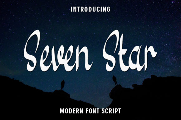 Seven Star Font Poster 1