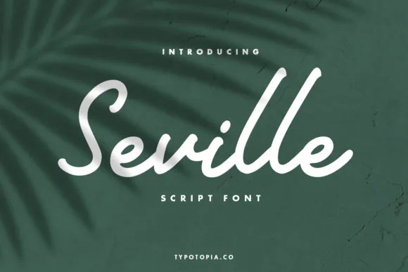 Seville Font Seville Font Poster 1