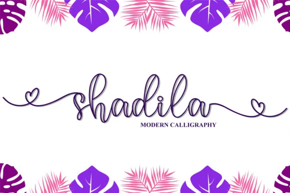 Shadila Font Shadila Font Poster 1
