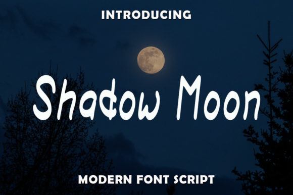 Shadow Moon Font Poster 1