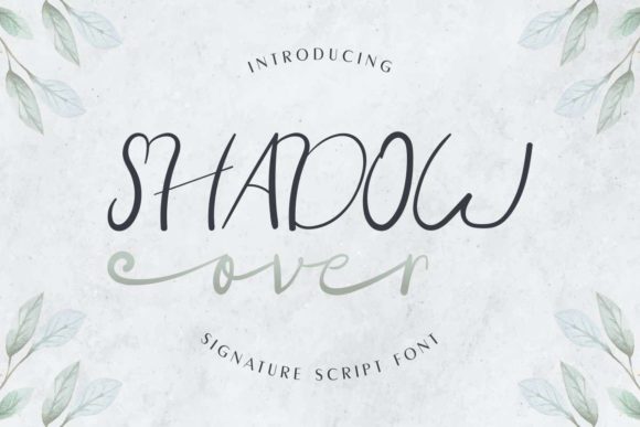 Shadow over Font Poster 1