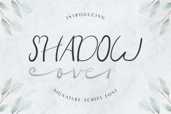 Shadow over Font