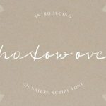 Shadow over Font Poster 2