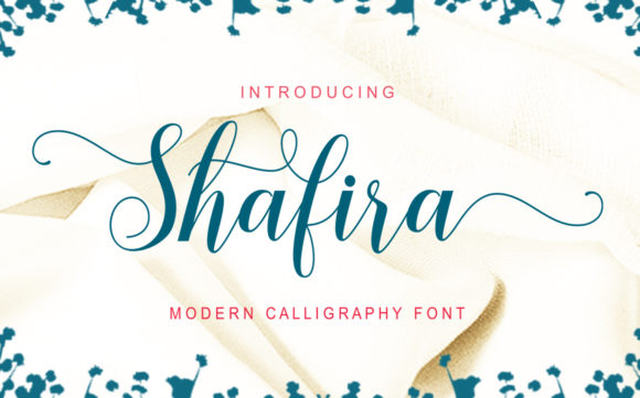 Shafira Font Poster 1