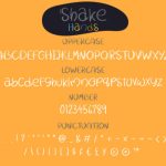 Shake Hands Font Poster 3
