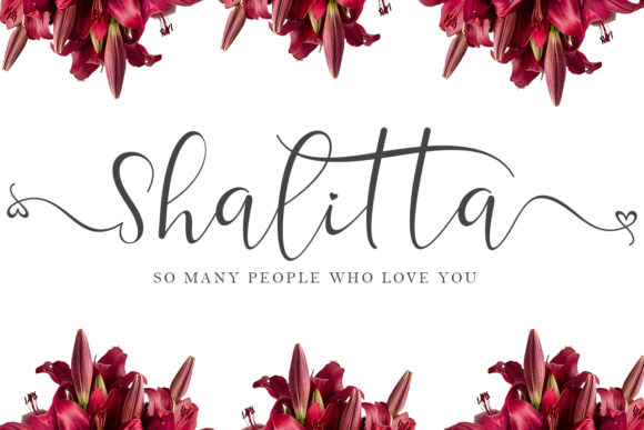 Shalitta Font Poster 1
