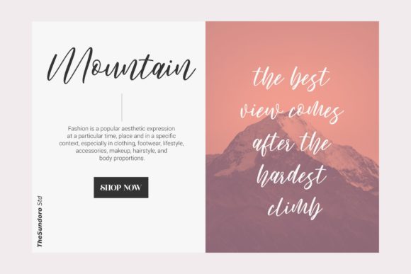 Shalsa Bella Font Poster 9
