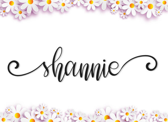 Shannie Font Poster 1