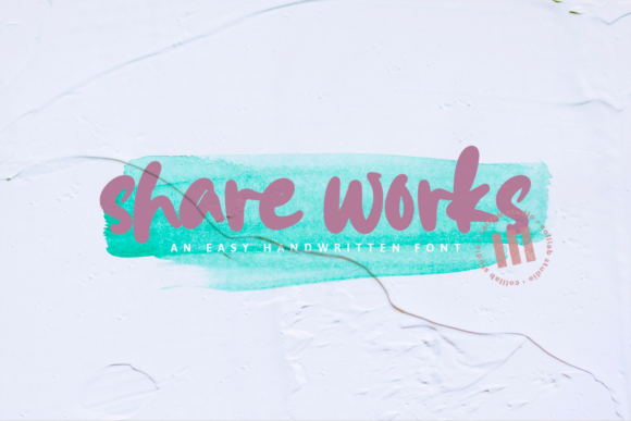 Share Works Font Poster 1