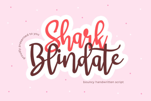 Shark Blindate Font Poster 1