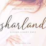 Sharland Font Poster 1