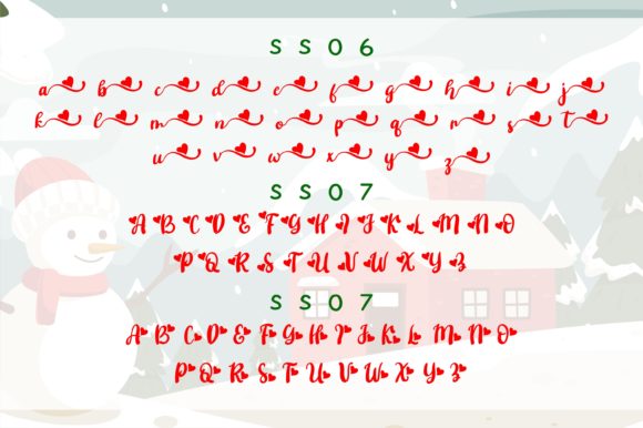 Shasha Christmas Font Poster 16