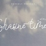 Shasine Time Font Poster 1