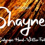 Shaynee Font Poster 1