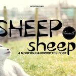 Sheep Sheep Font Poster 1