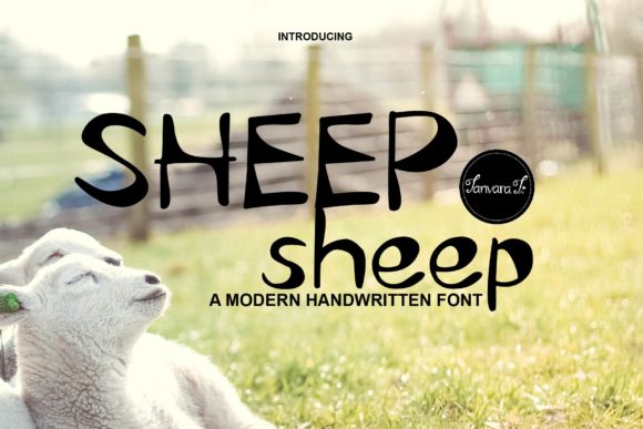 Sheep Sheep Font Poster 1