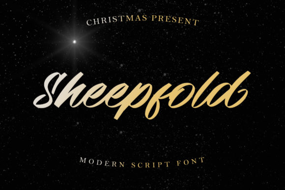 Sheepfold Font Poster 1